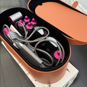 Dyson Hair Styling Set in Pink and Silver
